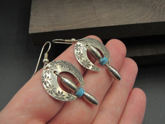 Sterling Silver Weird Pattern Special Earrings Vi… - image 2