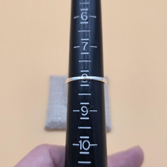 Size 8 Sterling Silver Triple Rectangle Cubic Zir… - image 6