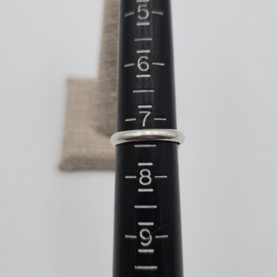 Size 7.25 Sterling Silver Solid Unique Mother Of … - image 7