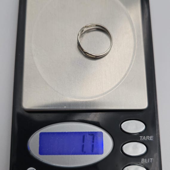 Size 6.75 Sterling Silver Celtic Pattern Woven St… - image 7