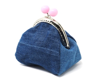 small cosmetic bag / clip wallet / with clip closure to choose from - a practical bag for you or as a gift