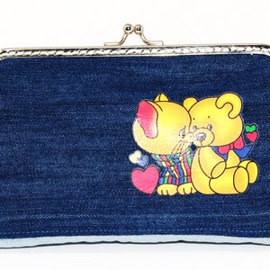 Brillenetui "kleine Freunde" / Gamaguchi / Handytasche / Bügeltasche / Jeanstasche / Kinderetui