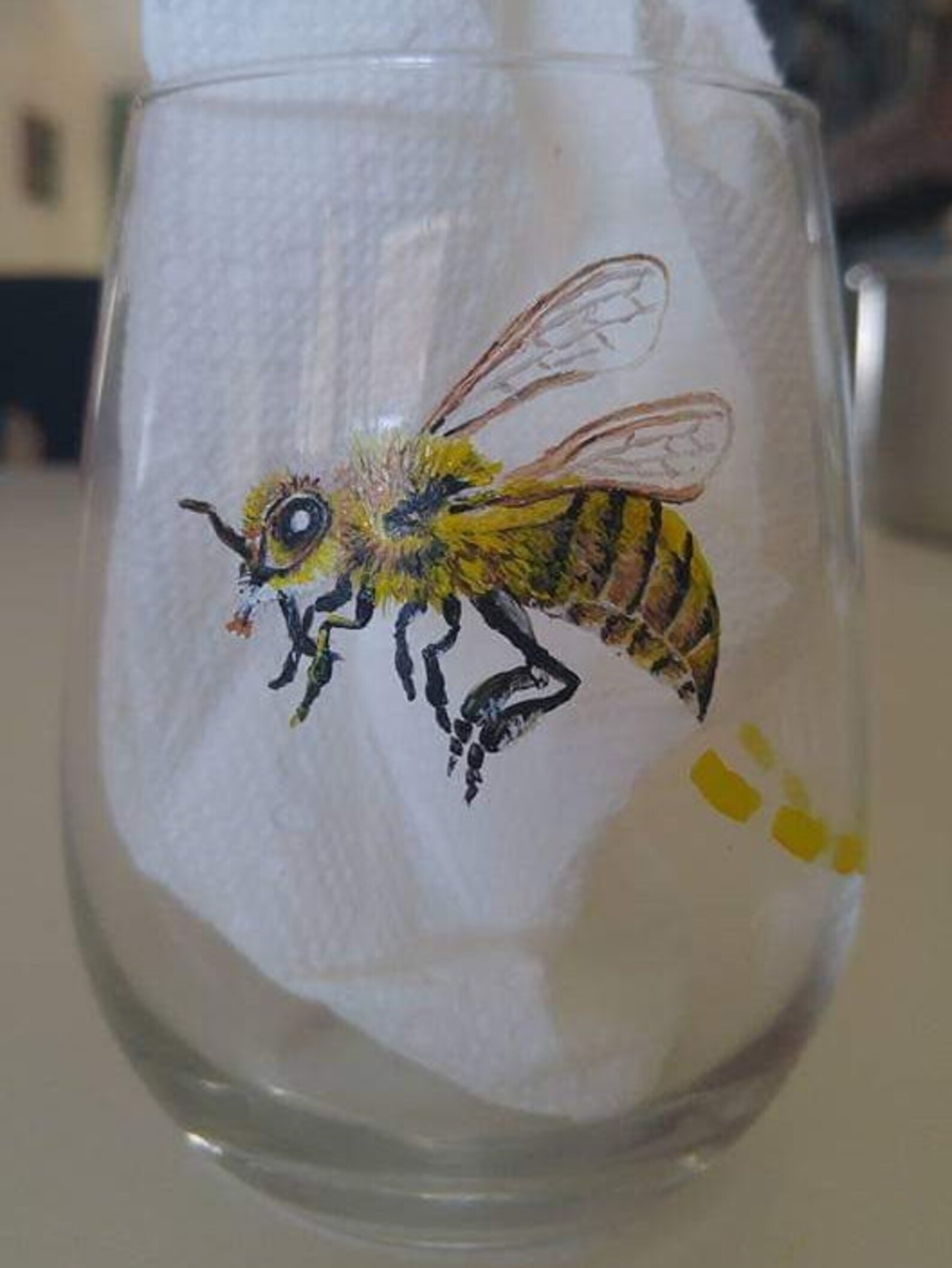 Hand Painted Drinking Glasses Etsy