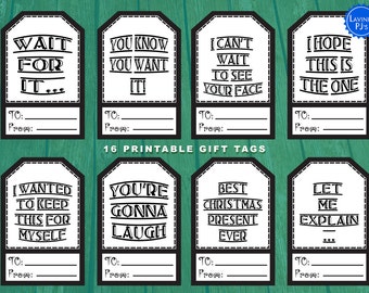 16 Printable Christmas Tags