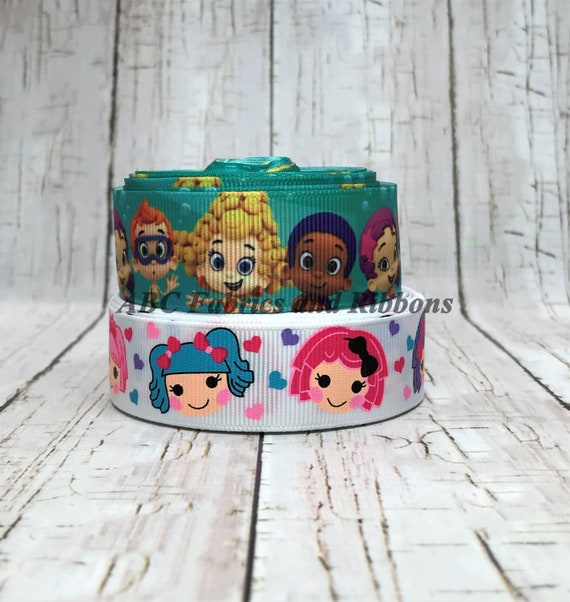 7//8/" 22mm wide BULL DOG PUPPY PRINTED GROSGRAIN RIBBON TRIM 2 yards