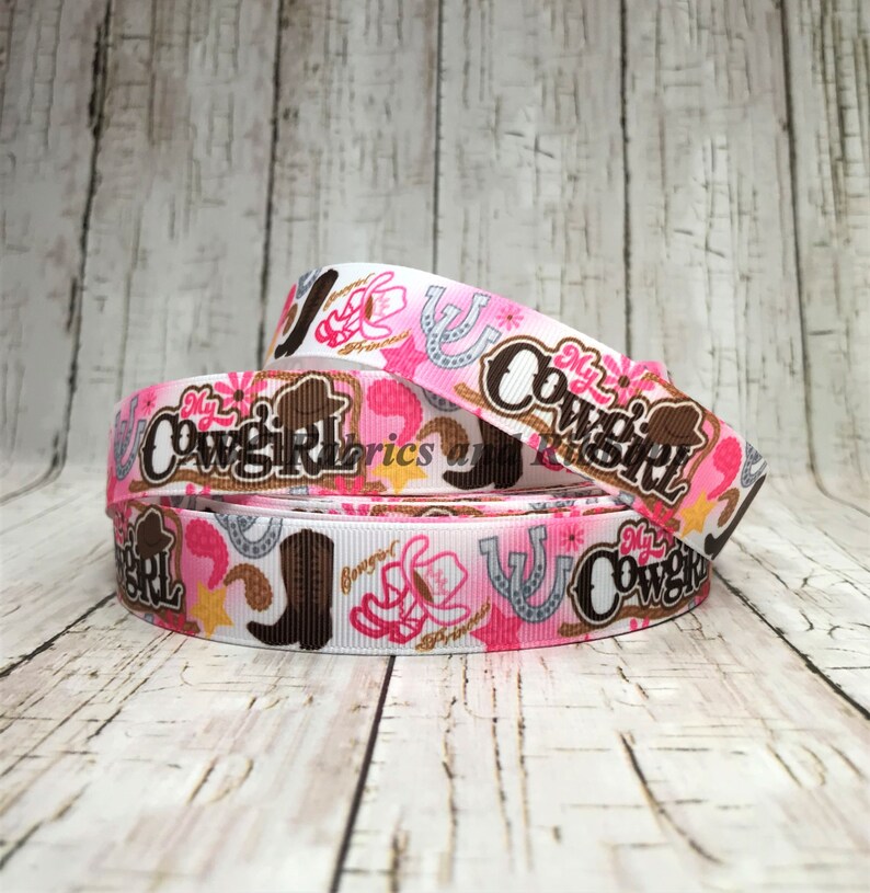 Horse Ribbon 7/8 Grosgrain Western Cowgirl Cowboy Farm Etsy