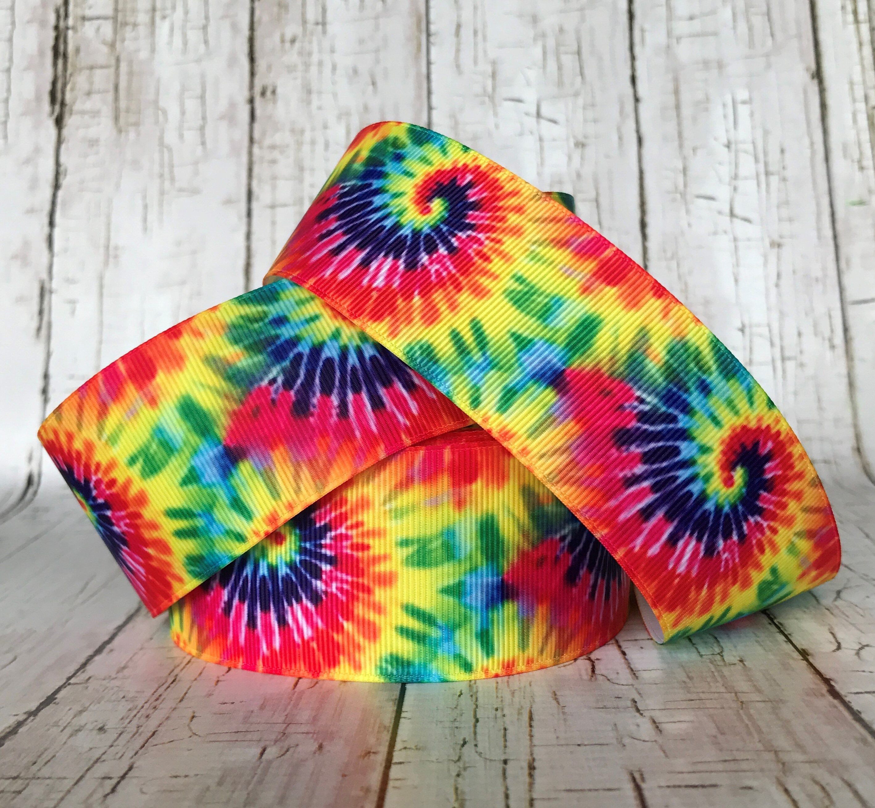 TIE DYE Ribbon 1.5 Grosgrain Tribal Native Floral | Etsy