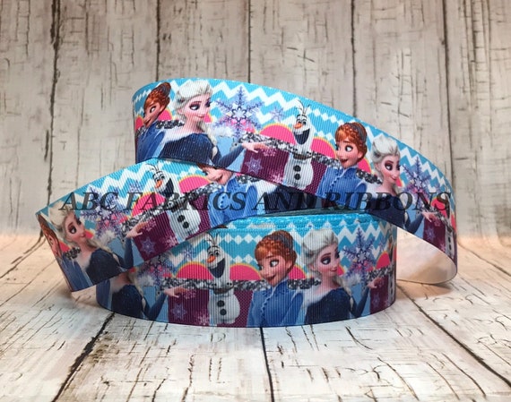Sold by 5 Yards Frozen Ribbon 1.5 Grosgrain Elsa Anna Ice Princess Anna Movie TV Cartoon Characters Grosgrain Hair Bow Ribbon Sold by 5 Yards Frozen Ribbon 1.5 Grosgrain Elsa Anna Ice Princess Anna Movie TV Cartoon Characters Grosgrain Hair Bow Ribbon
