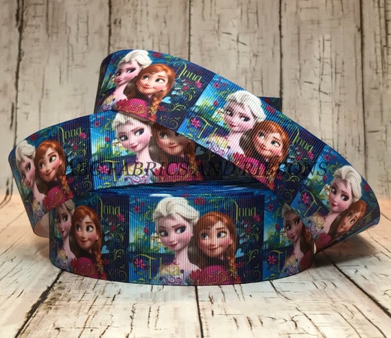 Sold by 5 Yards Frozen Ribbon 1.5 Grosgrain Elsa Anna Ice Princess Anna Movie TV Cartoon Characters Grosgrain Hair Bow Ribbon Sold by 5 Yards Frozen Ribbon 1.5 Grosgrain Elsa Anna Ice Princess Anna Movie TV Cartoon Characters Grosgrain Hair Bow Ribbon