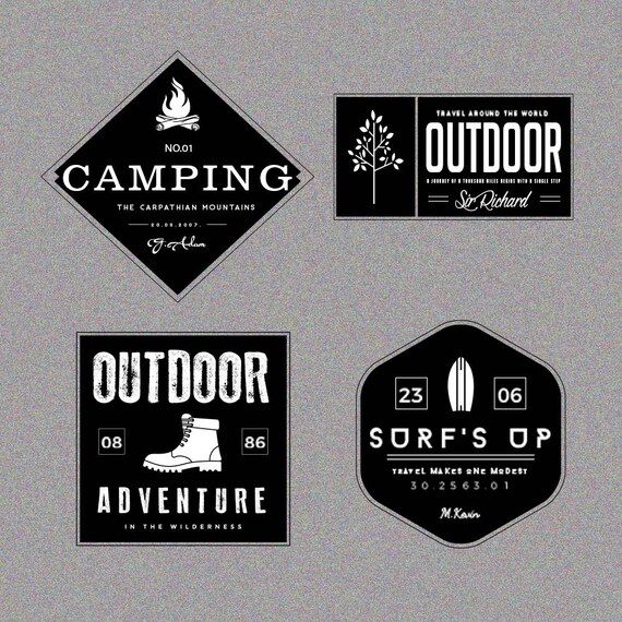 Rustic Logo Outdoor Rustic Logo Rustic Logo Design Premade Etsy