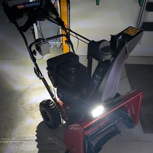 Milwaukee 18V Magnetic LED Light Kit, Snowblower/Lawnmower Attachment