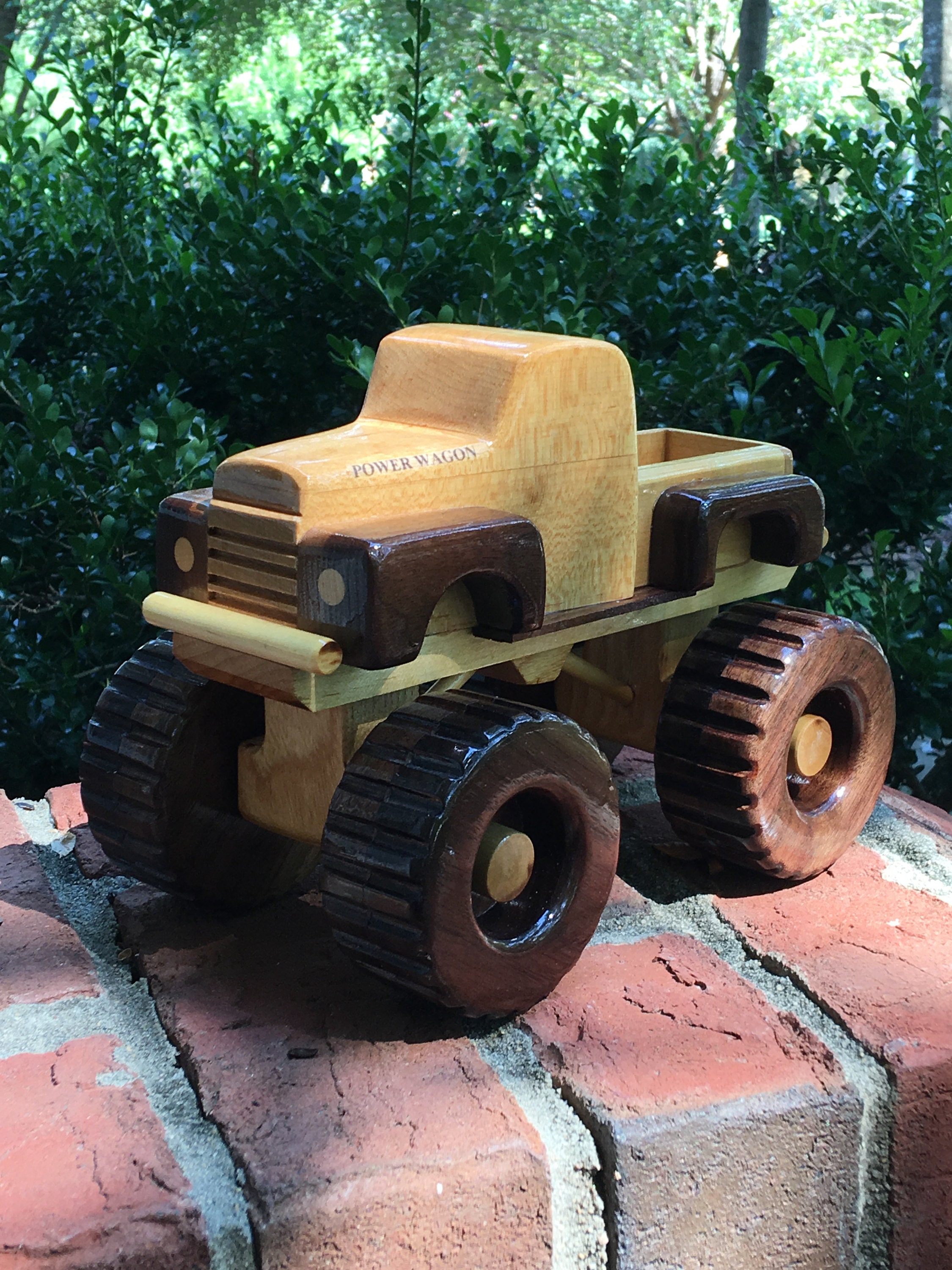 wooden toy wheels with rubber tread