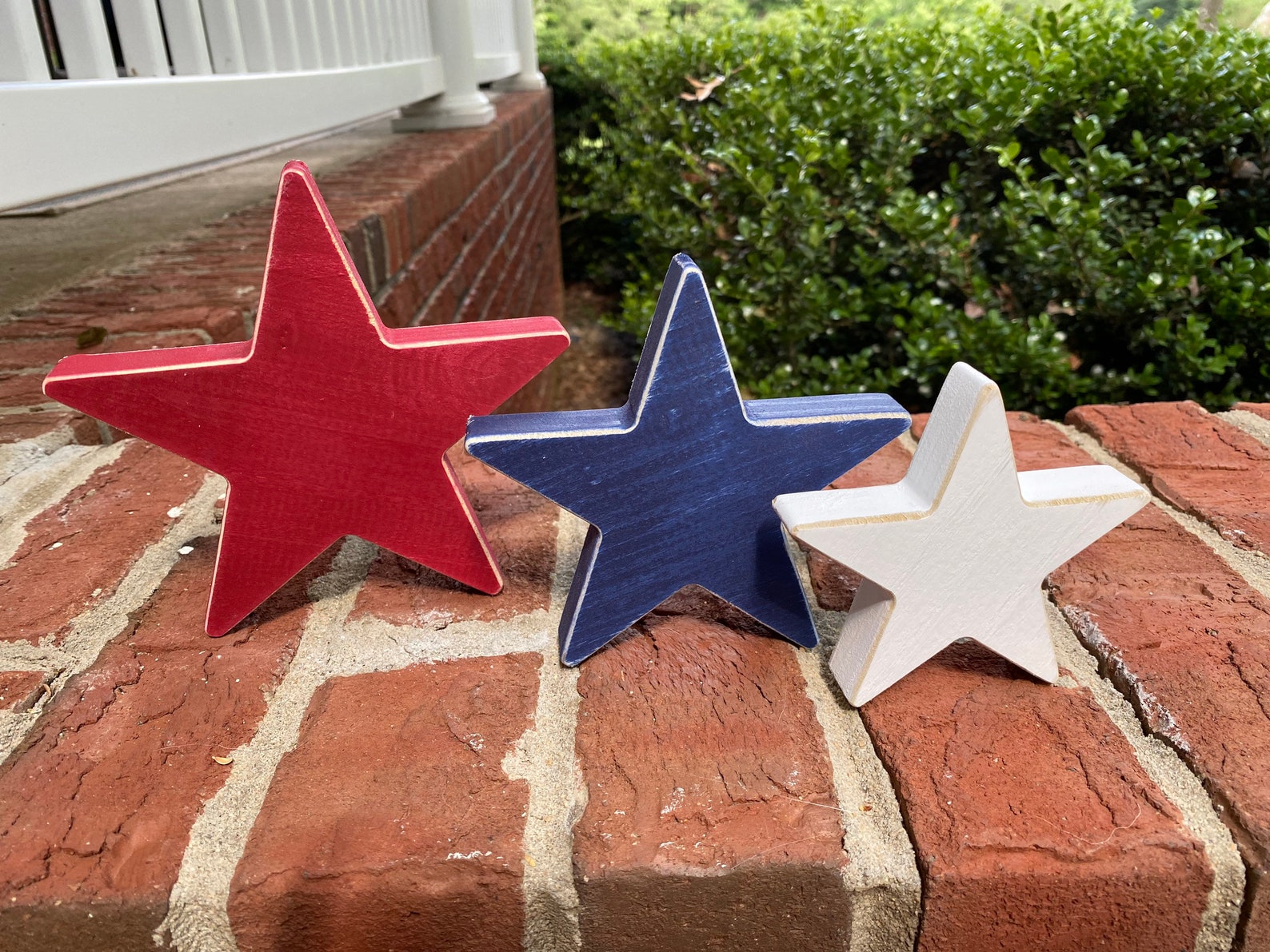 Rustic, Red, White & Blue Stars