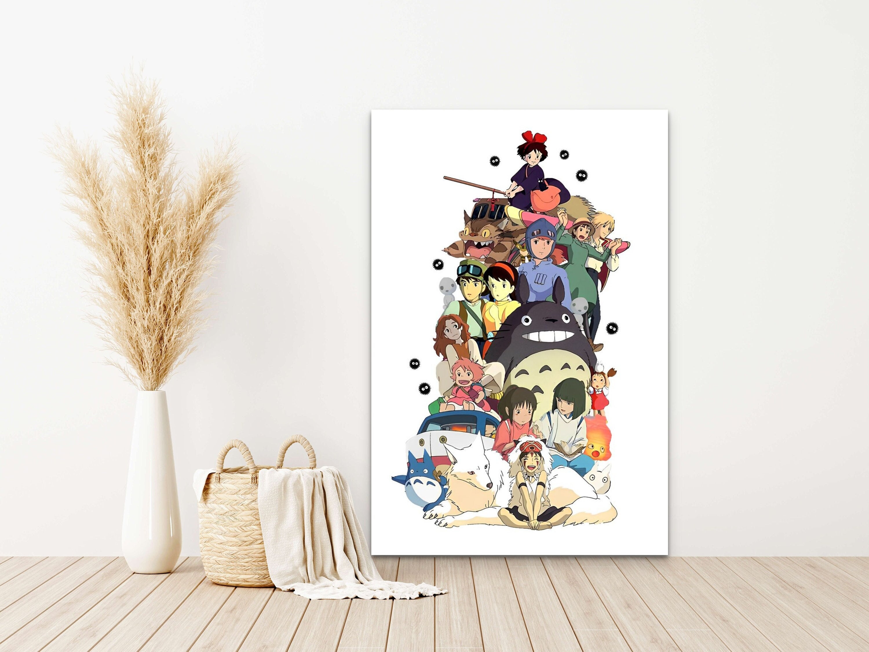 Ghibli Poster Beautiful Anime Art Japanese Wall Art Studio Ghibli Wall