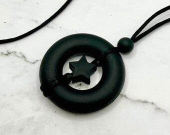 Fidget Jewelry Pentacle Spinner Necklace