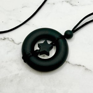 Fidget Jewelry Pentacle Spinner Necklace