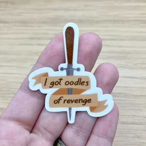 OFMD &quot;Oodles of Revenge&quot; Sticker