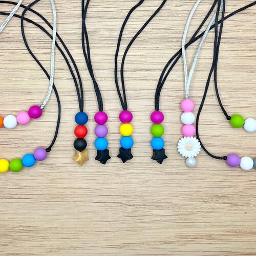 Fidget Jewelry Pronoun Necklace Etsy