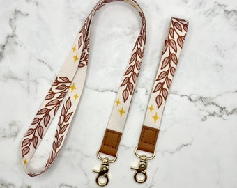 Ivory Leafy Lanyard