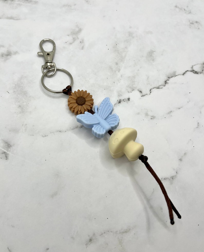 Blue Butterfly Fidget Keychain - Etsy