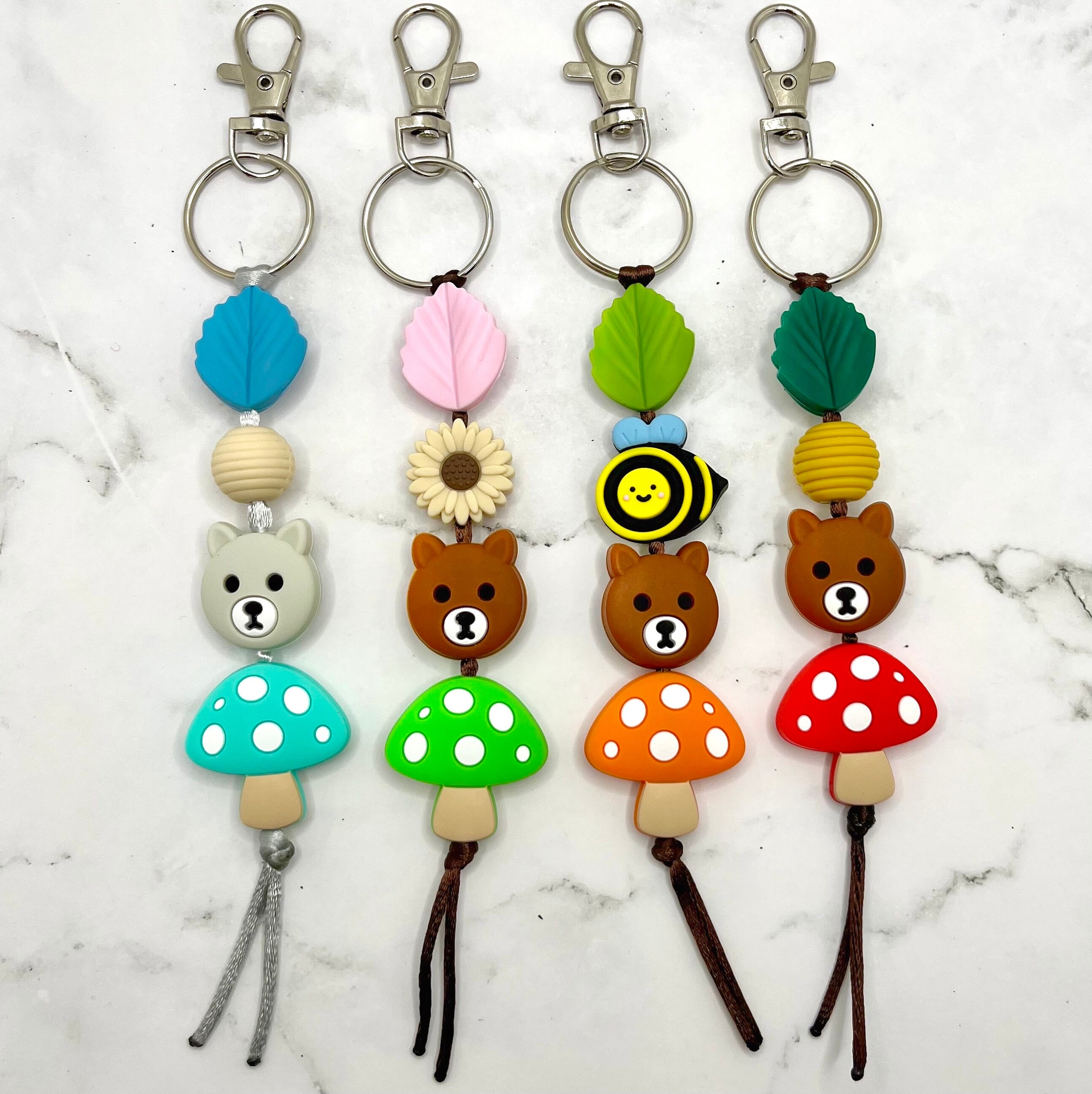 13+ Beads Keychain Design