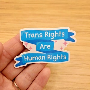 Trans Rights Are Human Rights Sticker
