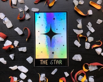 Star Tarot Holo Sticker