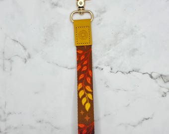 Autumn Leafy Lanyard