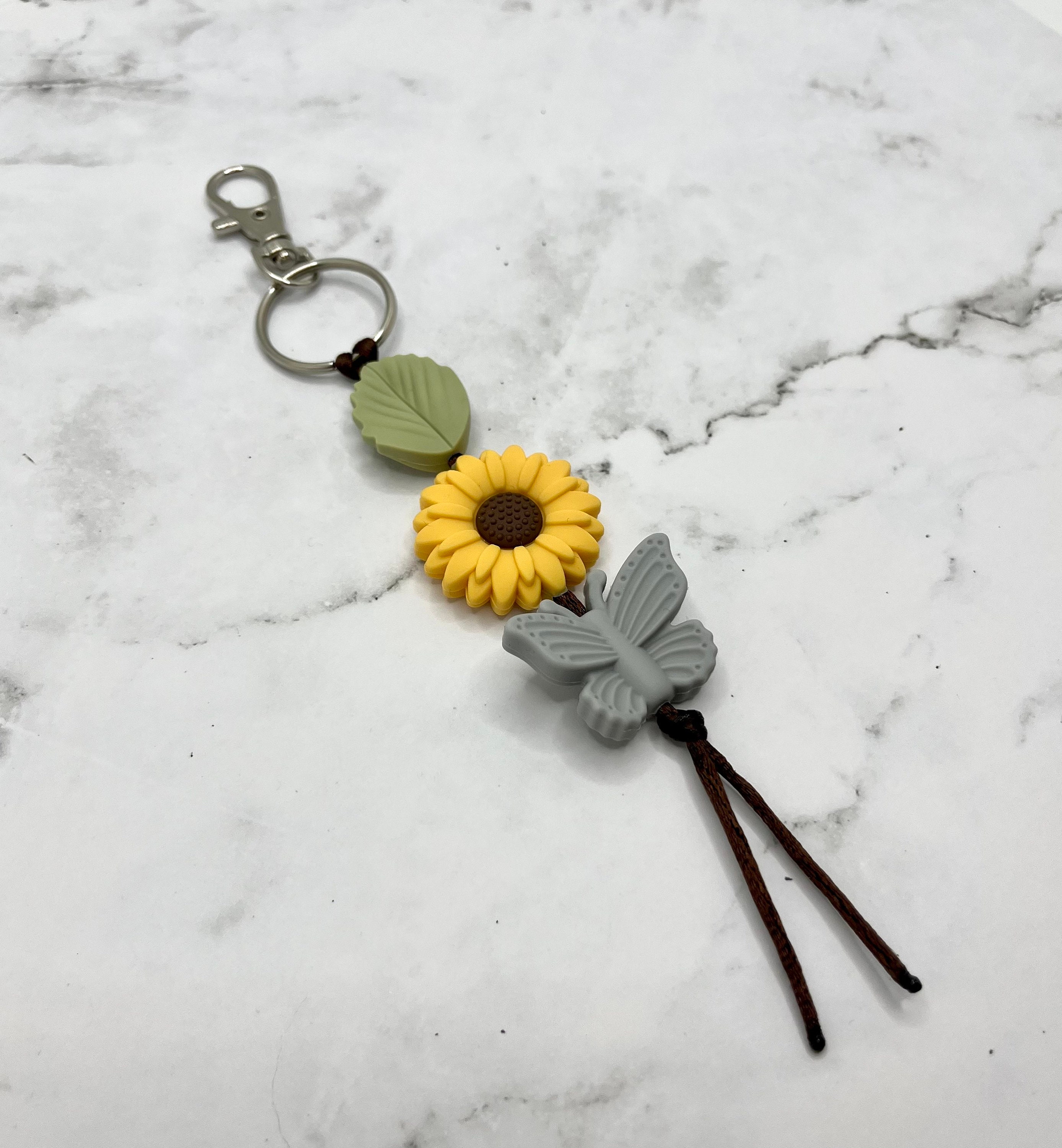 Butterfly Garden Fidget Keychain - Etsy