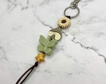 Luna Moth Fidget Keychain
