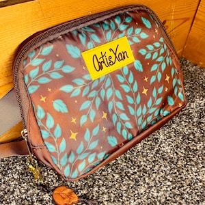 Leafy Waist Bag with Fidget Zipper Pull image 3