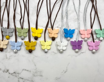 Fidget Jewelry Butterfly Necklace