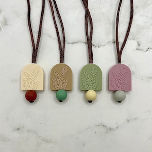 Fidget Jewelry Faux-Clay Arch Necklace