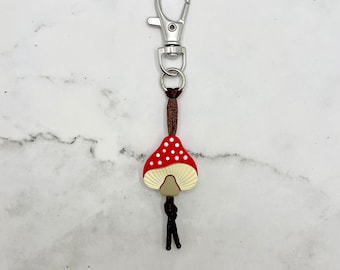 Mushroom Fidget Charm / Zipper Pull