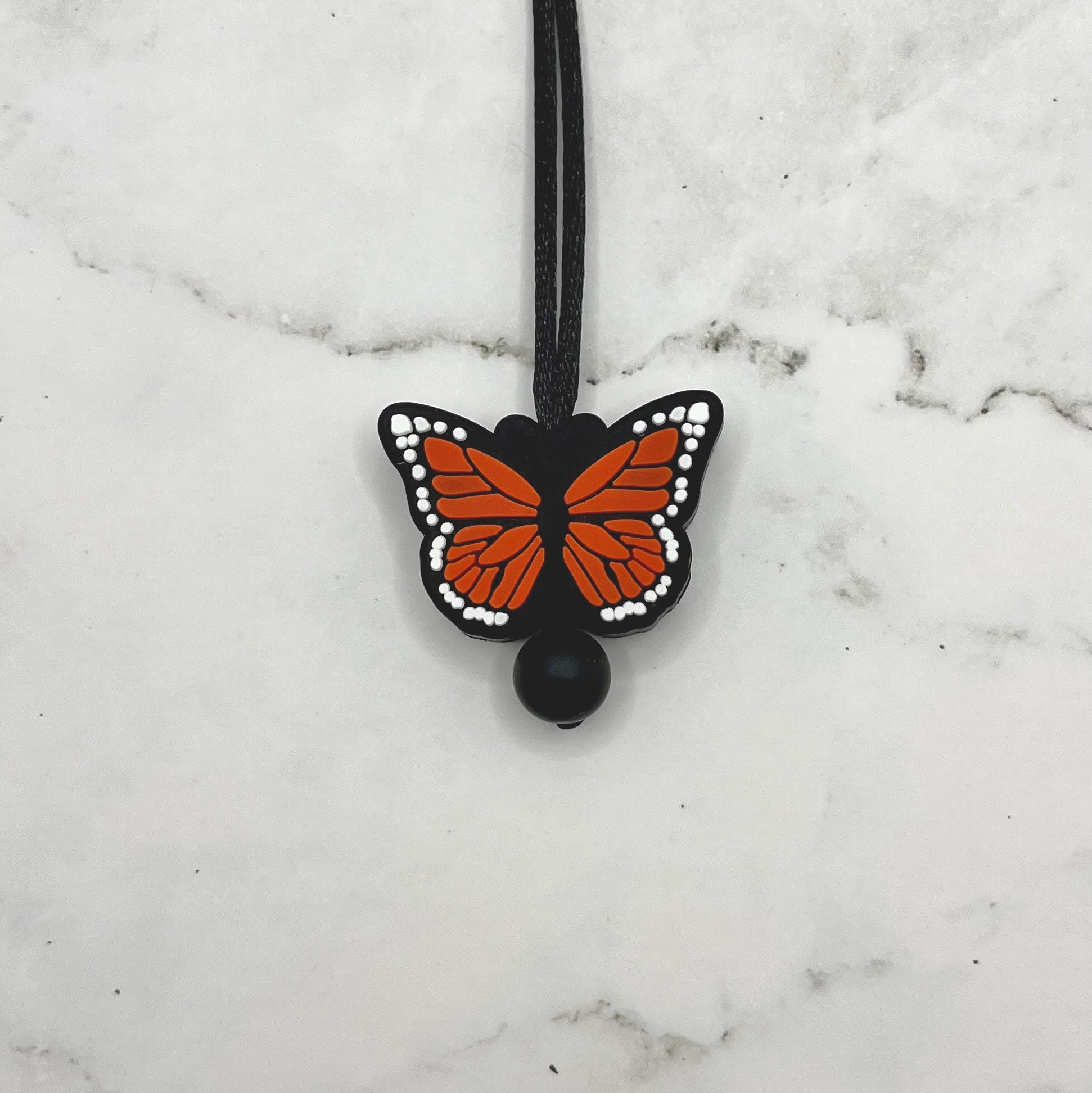 Fidget Jewelry Monarch Butterfly Necklace