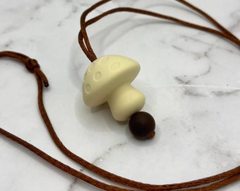 Fidget Jewelry 3D Mushroom Necklace