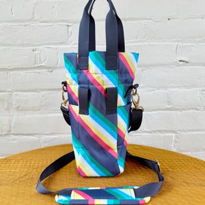 Disability Water Bottle Bag with Fidget Zipper Pull image 6