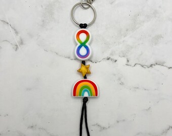 Autism Acceptance Fidget Keychain