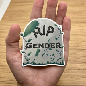 RIP Gender Sticker