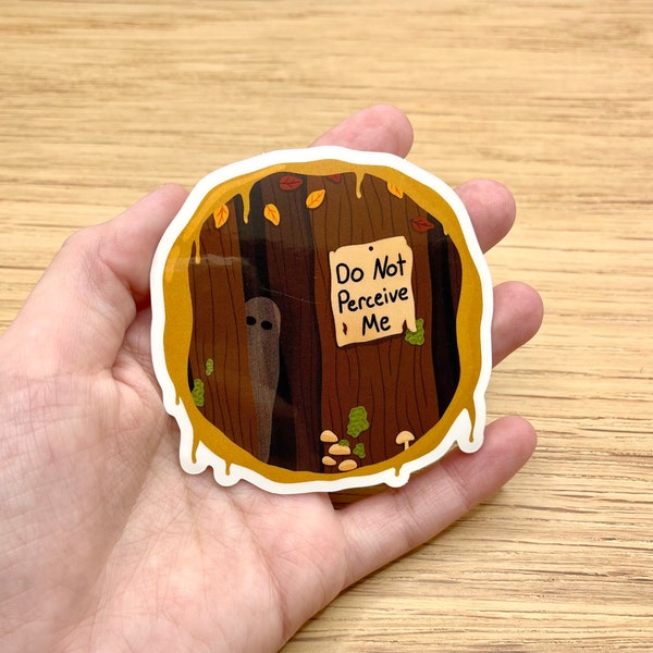 Do Not Perceive Me Cryptid Sticker