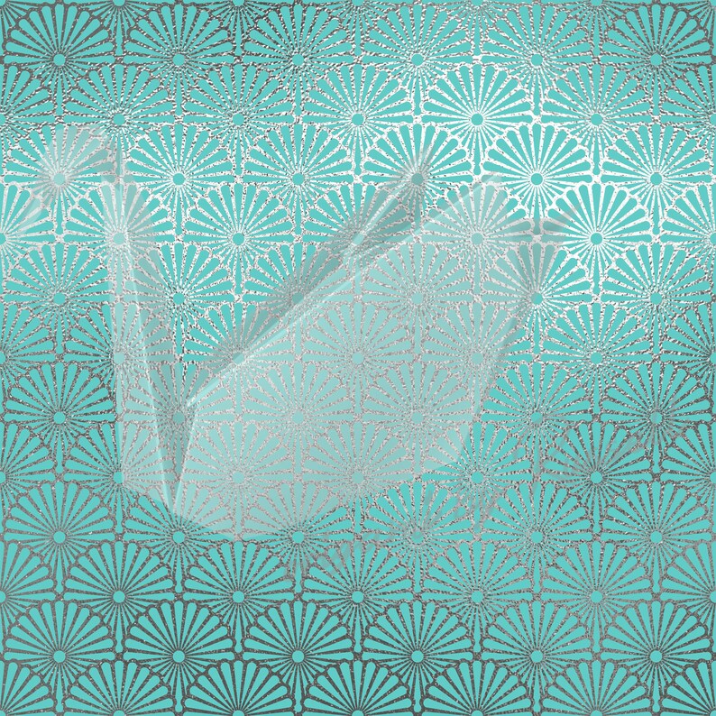 Happiness and Luck Long Life 20 Origami Crane Wedding Favours Aqua and SilverGrey Design Print Bird Symbolising Heath