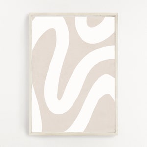 Neutral Wall Art Beige White Art Printable Wall Art Beige Neutral Print Modern Wall Art Abstract Wall Art Instant Download
