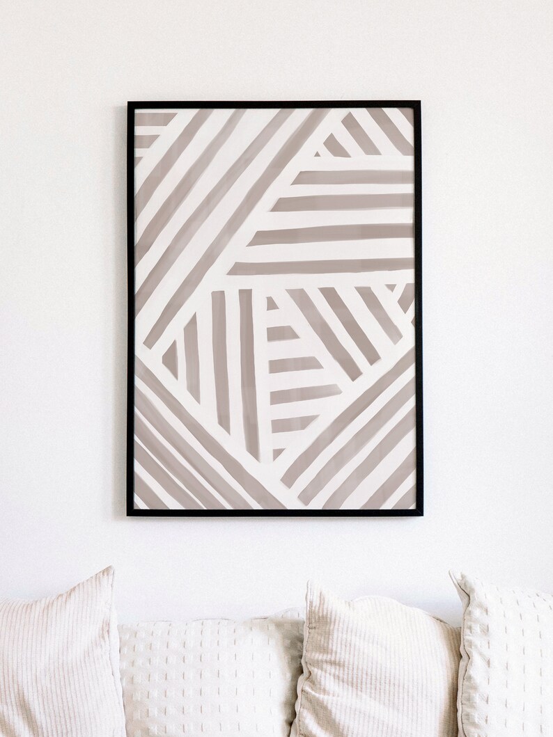 Beige Art Print Abstract Painting Neutral Wall Art Minimalist - Etsy