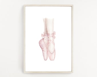 Quadro su tela raffigurante una ballerina rosa, decorazione da parete per balletto, per ragazza seduta, dipinto di una donna, opera d'arte in vendita, dipinto di una ragazza con un vestito rosa