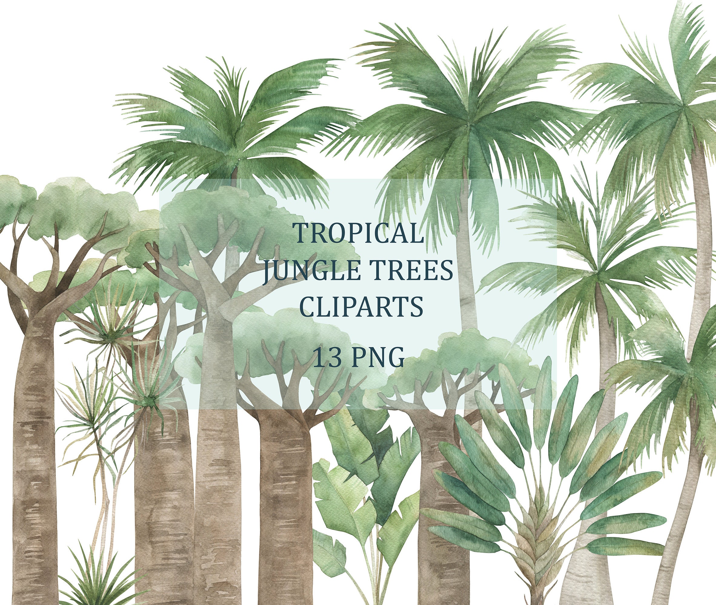 Jungle Tree Clipart