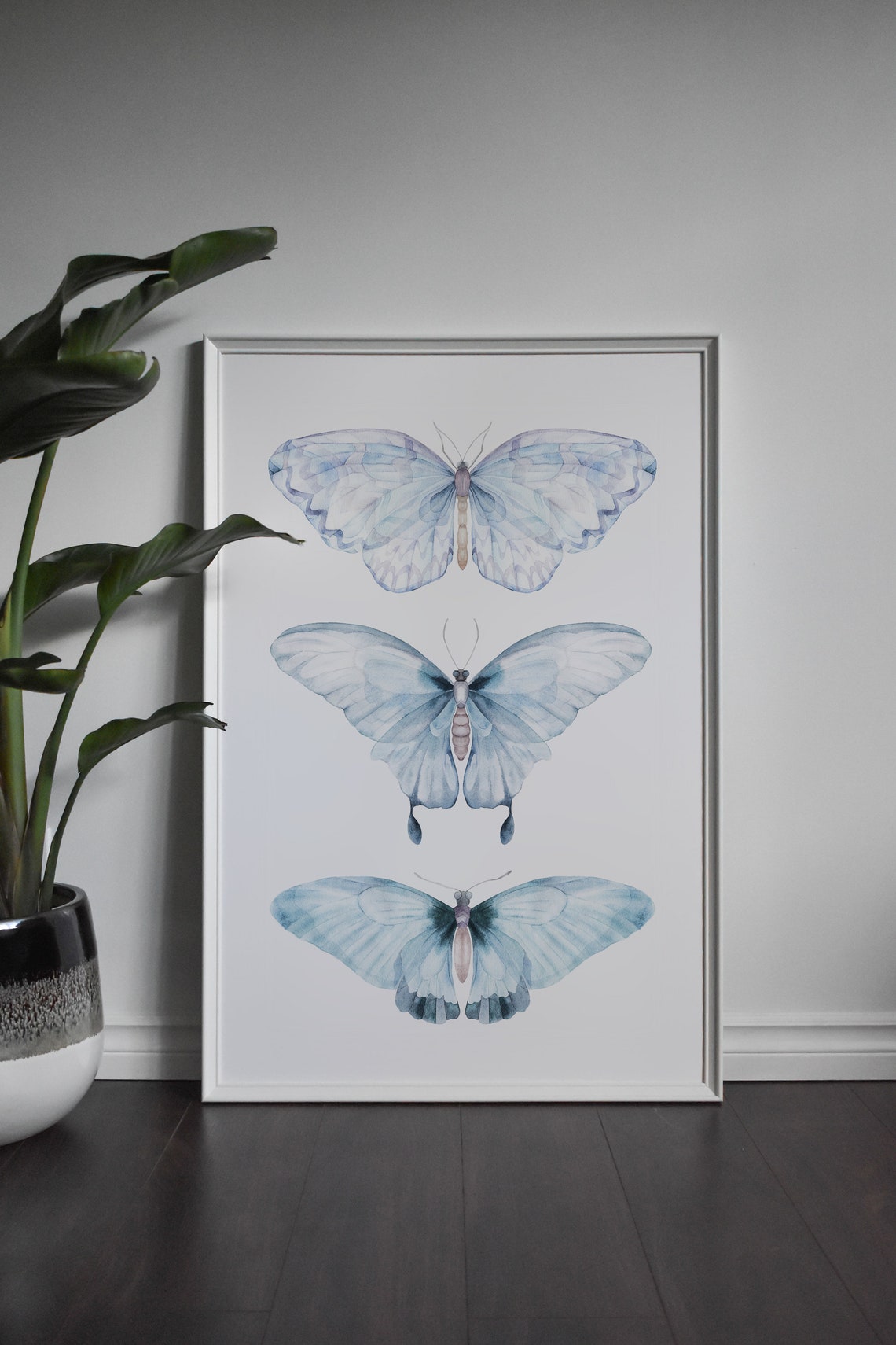 Schmetterling Wandbild Schmetterling Poster Aquarell | Etsy