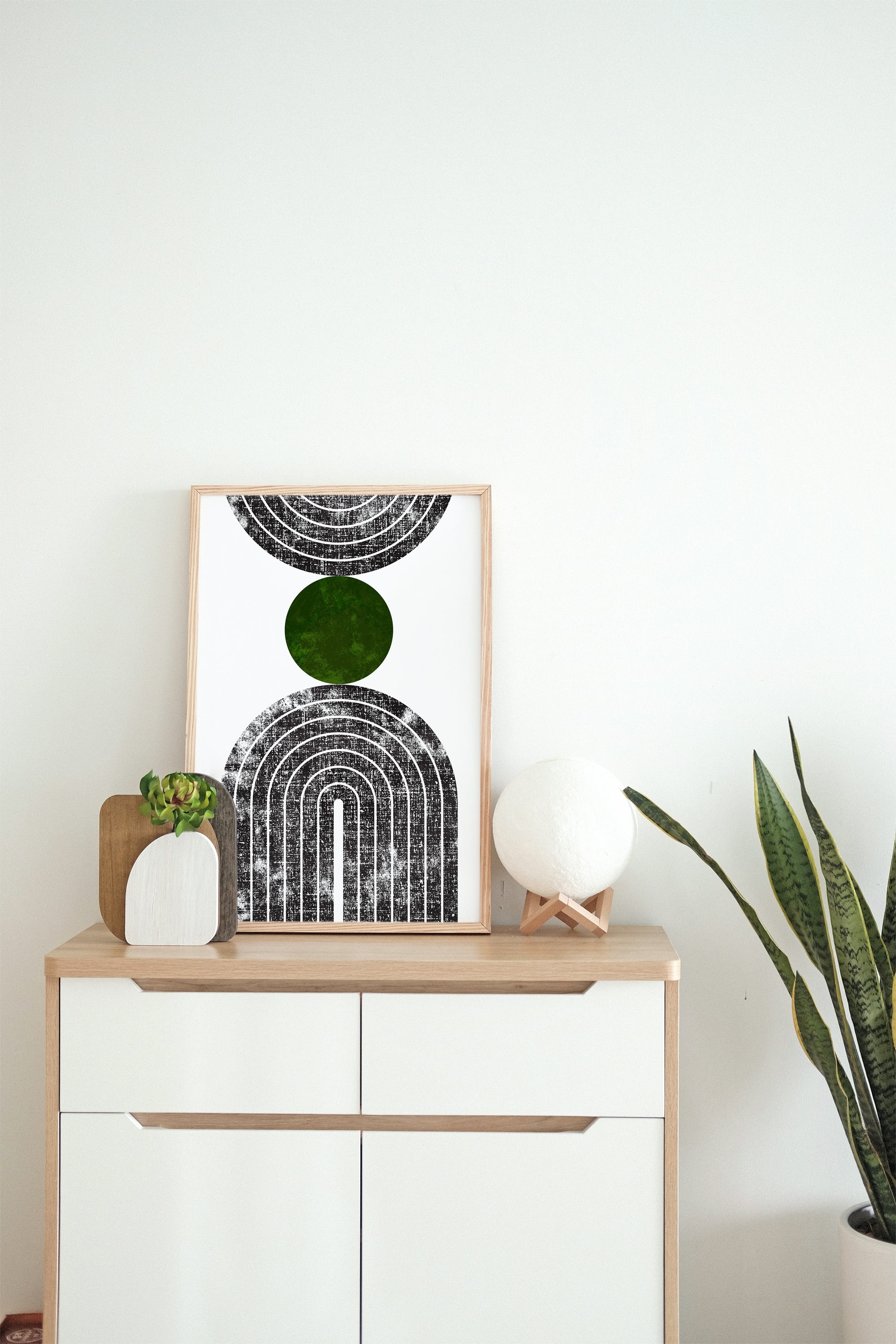 Mid Century Print Modern Geometric Art Printable Wall Art Abstract Art ...