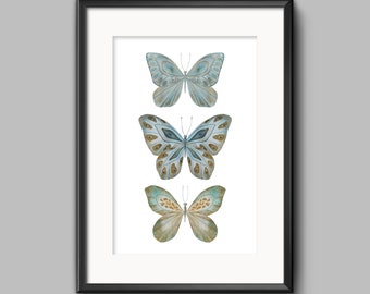 Butterfly Wall Art Butterfly Poster Watercolor Butterfly Print  Butterfly Wall Decor Butterfly Print Butterfly Printable Instant Download