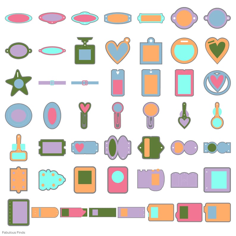 Cricut Cartridge Fabulous Finds Etsy Norway