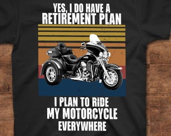 Trike Motorcycle T-shirts Unique Gifts For Trike Lovers, Trike Riders, Freewheeler Owners, Trike Retirement, Gifts For Trikers (BK301-nct)